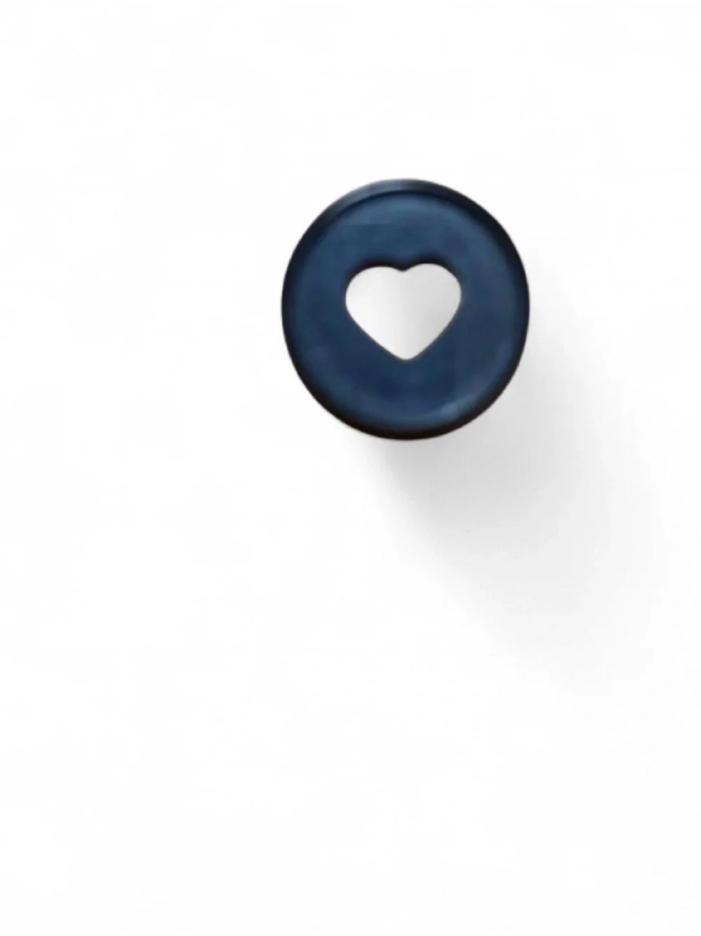 The Happy Planner Set of 9 Mini Plastic Black Heart Discs
